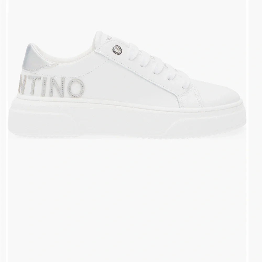 VALENTINO BY MARIO VALENTINO Alice Low Top Sneaker In White Ologram Size 6.5_4